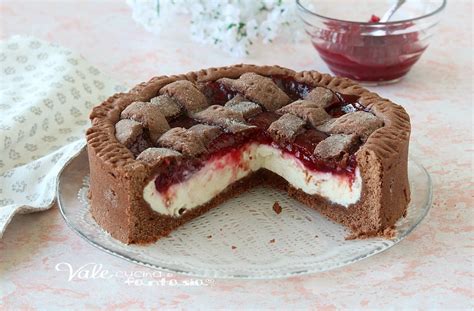 Crostata Al Cacao Ricotta E Marmellata