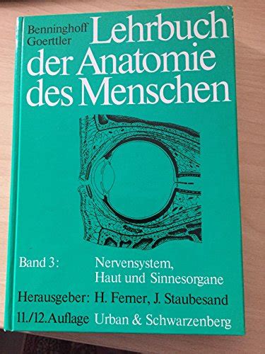 Lehrbuch Der Anatomie Des Menschen Zvab