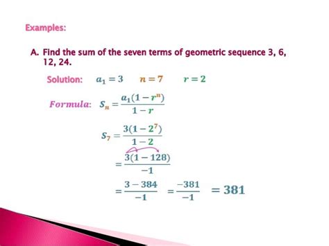 Geometric Sequence Solution