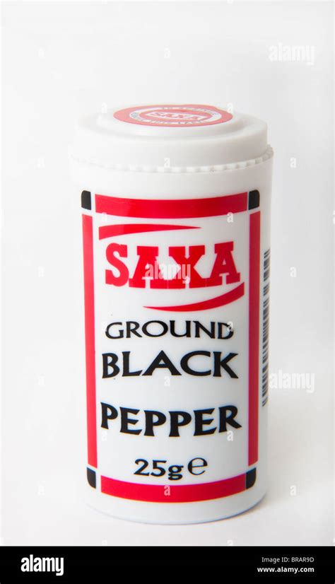 saxa black pepper Stock Photo - Alamy