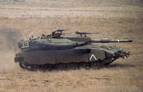 Merkava Mk Iii From The 188th Barak Armoured Brigade In Display