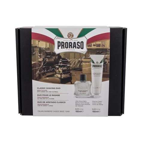 Proraso White Classic Shaving Duo Zestaw Balsam Po Goleniu White Ml