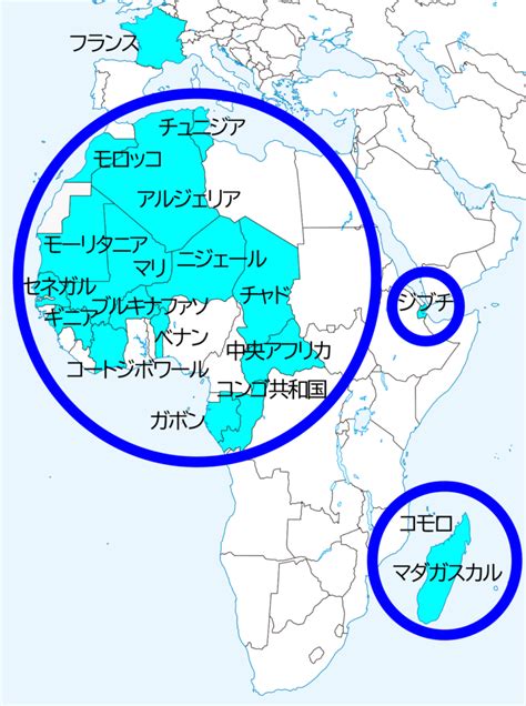 アフリカ分割 地図でフランスの戦略が一目でわかる Sdgsで世界を考える