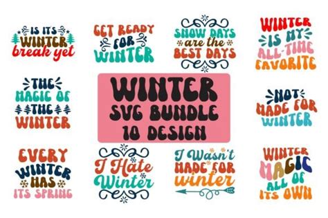 Winter Svg Bundle Graphic By Crafted Wonders · Creative Fabrica