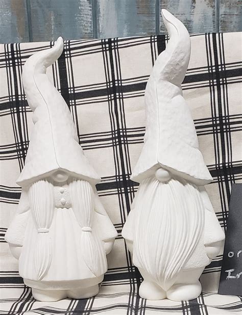 Unfinished Ceramic Bisque Gnomes At Joseph Cole Blog