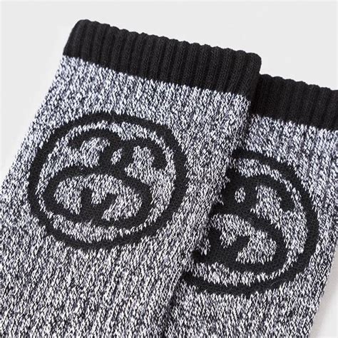 Stussy Ss Link Socks Black White