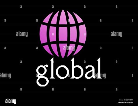 Global logo Imágenes vectoriales de stock Alamy