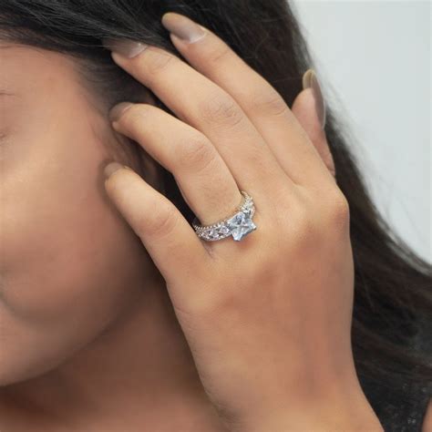 Niscka Princess American Diamond Ring Buy Niscka Princess American