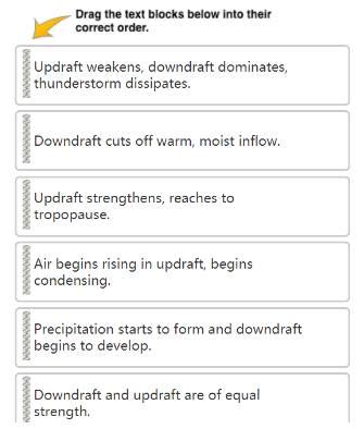 (Solved) - Arrange the following phases of the lifecycle of an air-mass... (1 Answer) | Transtutors