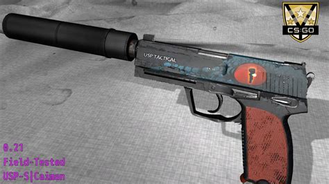 USP S Caiman Skin Wear Preview YouTube