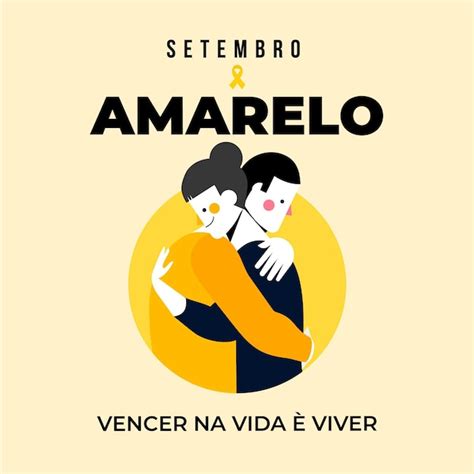 Setembro Amarelo Concept Vector Gratis