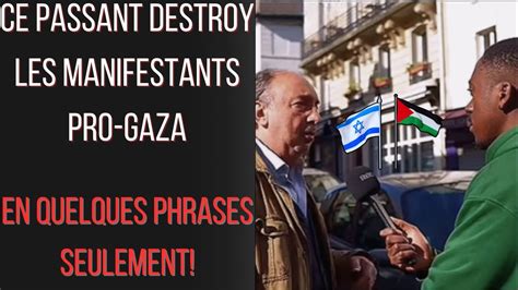 MANIFS PRO GAZA Ce PASSANT Dis Les TERMES En 5 PHRASES YouTube