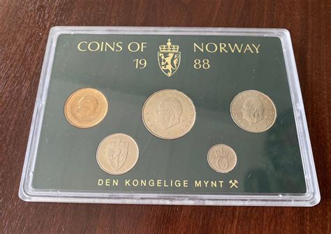 Coins Of Norway 1988 Den Kongelige Norske Mynt FINN Torget