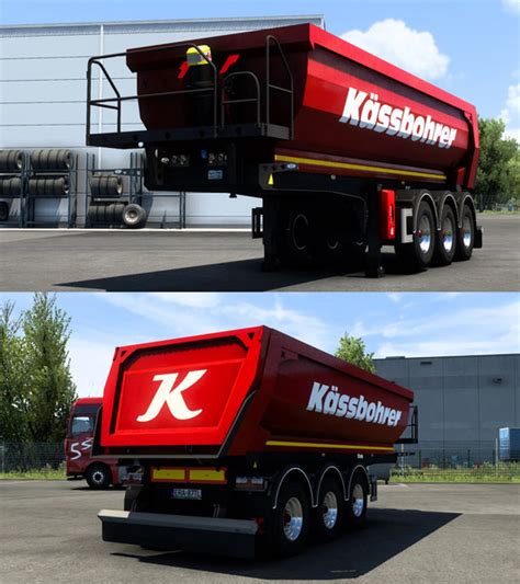 ETS2 Kässbohrer Tipper 1 42 v 1 0 update auf 1 42 Trailer Mod für