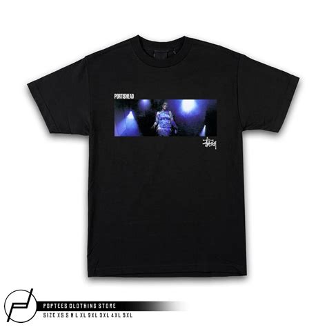 Portishead X Stussy Band 100 Cotton T Shirt Unisex Graphic Printed