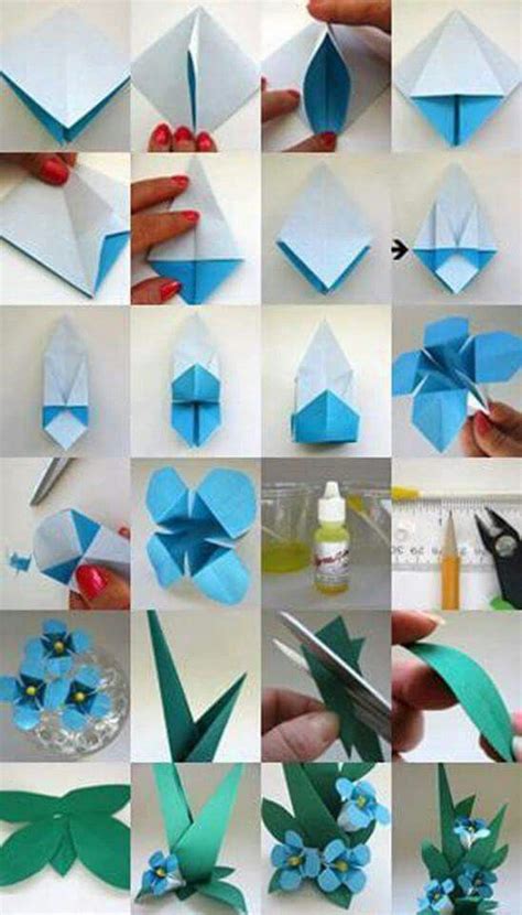 Fiori Origami Semplici Tutorial Per Origami Carta Artigianale