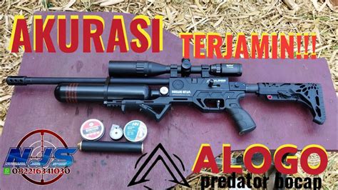 Tes Akurasi Senapan Pcp Predator Bocap Alogo Cc Punya Mas Obet