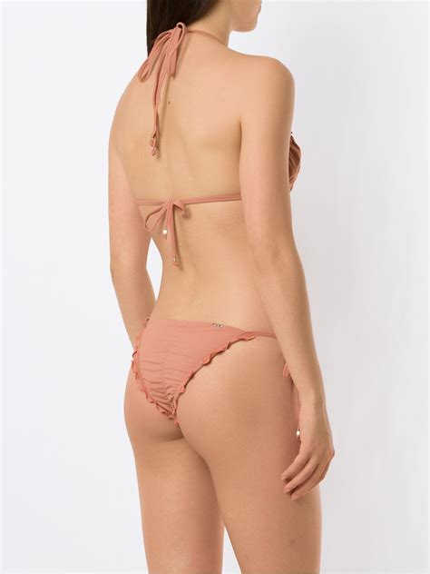 Amir Slama Ripple Effect Bikini Set Farfetch