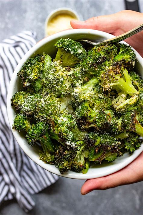 Garlic Parmesan Roasted Broccoli The Cooking Jar