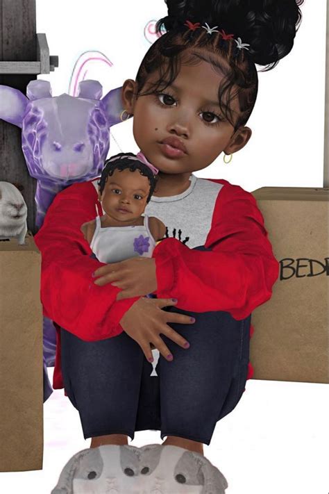 The Sims 4 Toddler Lookbook Sims 4 Toddler Cute Black Babies Sims 4 ...