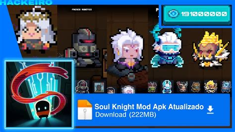 Soul Knight Apk Mod Dinheiro Infinito E Tudo Desbloqueado Atualizado