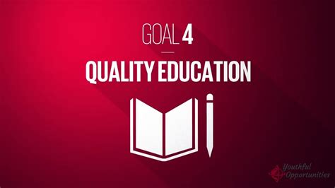 The Role Of Youth In Achieving The Sdgs Goal 4 Quality Education Youtube