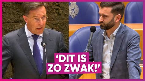 Links clasht met Rutte over Gaza en Israël in laatste debat YouTube