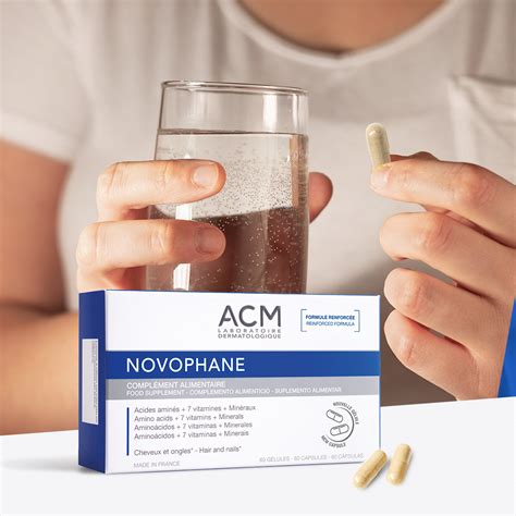 ACM Novophane Capsule Pentru Par Si Unghii Puternice X 60 Capsule