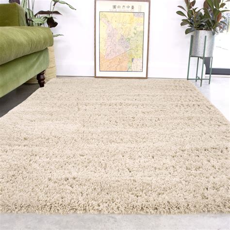 soft everyday light beige shaggy rug living room rugs kukoon rugs