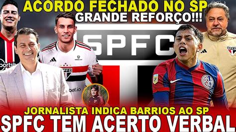 ACORDO FECHADO SPFC TEM ACERTO VERBAL FERREIRINHA DISSE SIM JAMES