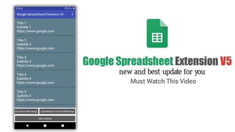 New And Big Update Of Google Spreadsheet Extension V For Kodular App