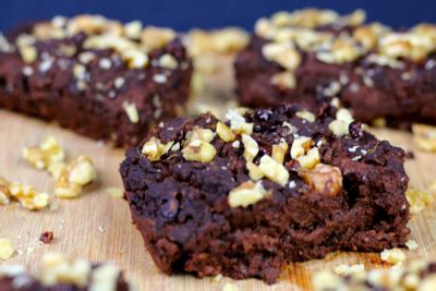 Schwarze Bohnen Brownies Super Saftig Vegan Zuckerfrei