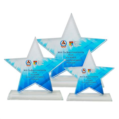 Crystal Glass Star Award 8256 Hosanna Marketing