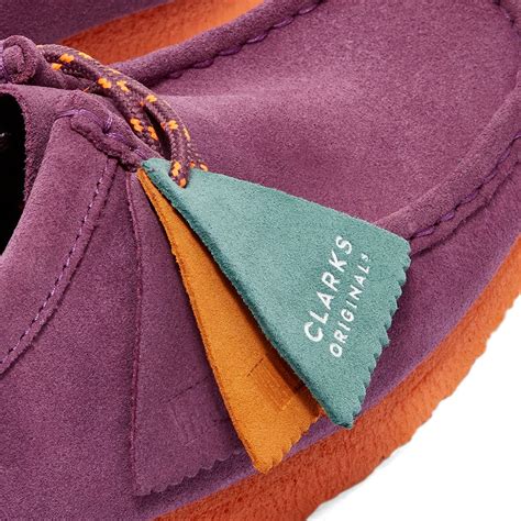 Clarks Originals Wallabee Colour Contrast Purple Combi | END. (US)