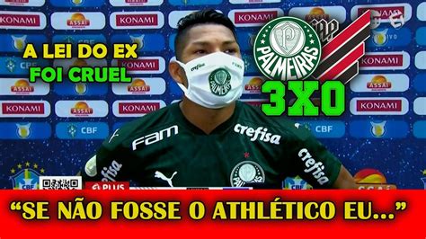 Olha O Que Rony Falou Ap S Marcar Contra Seu Ex Clube E N O Comemorar