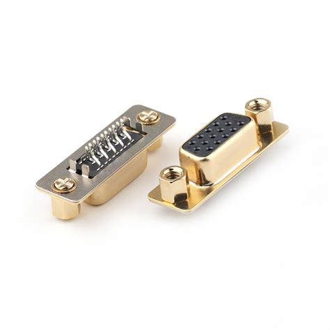 Gold Plating Straddle Mount D Sub Female Pin Connector Db Female