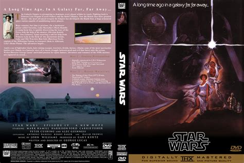 Star Wars A New Hope Movie Dvd Custom Covers Star Wars Dvd