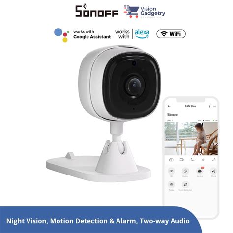 Sonoff CAM Slim Wi Fi Wireless IP Camera CCTV 1080P Ewelink S CAM