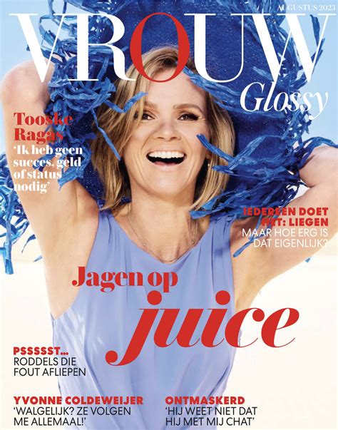 Tijdschrift Vrouw Glossy Augustus 2023 Pers Wereld