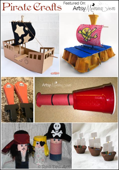 Talk Like a Pirate Day Crafts and Activities for Kids - Artsy Momma