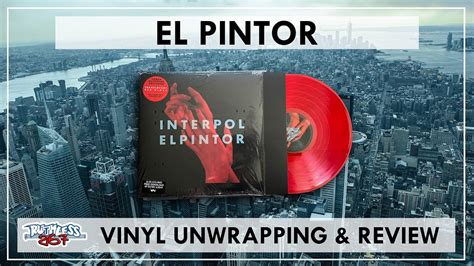 Interpol El Pintor Red Translucent Vinyl Record Unwrapping