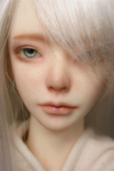 Poulpydoll Agathe On Deviantart Big Eyes Artist Bjd Face Bjd Faceup