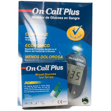 Indicador Para Medir La Glucosa On Call Plus Pack