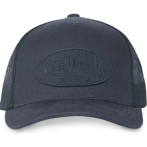 Von Dutch Lof A Navy Blue Trucker Hat Caphunters