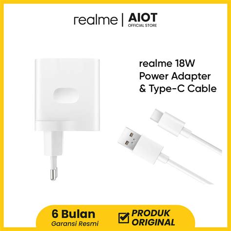 Jual Realme W W Power Adapter Realme Micro Usb Type C Cable