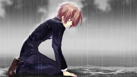 Sad Anime Boy Wallpapers on WallpaperDog