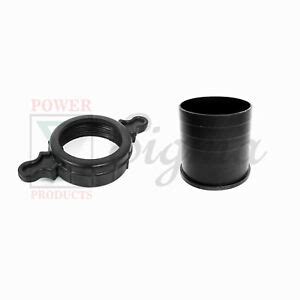 Black Plastic 2" Inches Water Pump Hose Female Connector Coupler Kit 666714409630 | eBay