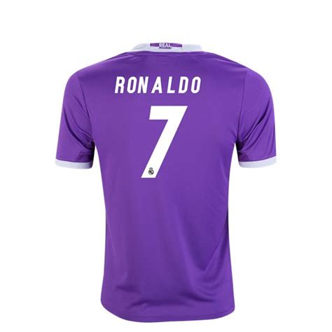 Adidas Cristiano Ronaldo Real Madrid Youth Away Jersey 1617 Ronaldo