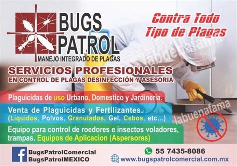 Foto Fumigaciones Profesionales De Bugs Patrol Manejo Integrado De