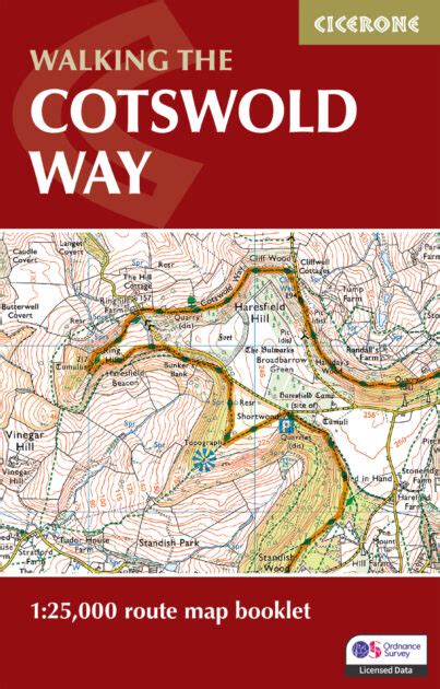 Cotswold Way National Trail OS map booklet | Cicerone Press